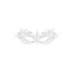 White Venetian Lace Mask by Maskarade, ideal for adding mystery and sensuality