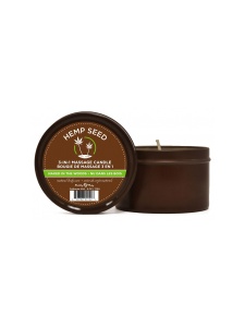 Organic and Vegan 3 in 1 Massage Candle - Naked in the Woods by Earthly Body