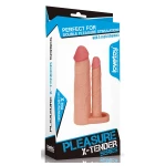 Image showing Lovetoy's Double Pleasure Penis Sleeve, designed to increase pleasure and provide double penetration
