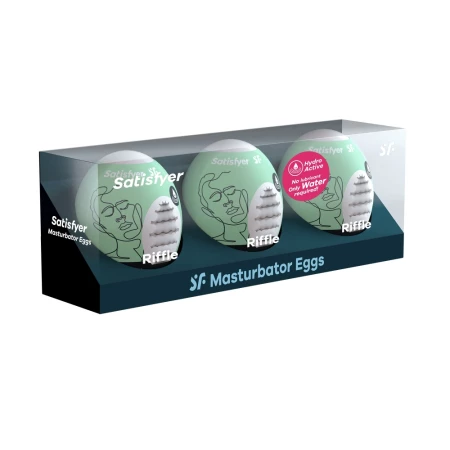 Image du masturbateur Satisfyer Eggcited Riffle, sextoy innovant pour un plaisir intense