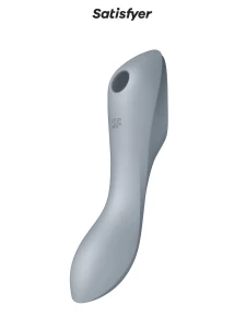 Stimulateur Satisfyer Curvy Trinity 3 Gris, Point G et Clitoridien