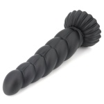 Abbildung des Dildos Realistischer Twist XXL Schwarz von der Marke X-MEN