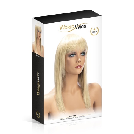 Perruque blonde longue Allison par World Wigs