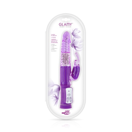 Abbildung des Rabbit Glamy Violet Multifunktionaler Vibrator