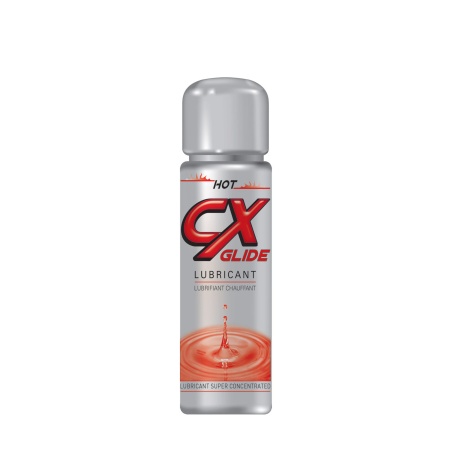 Bottle of CX Glide Heated Lubricant