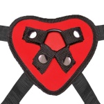Abbildung des 5-Zoll LUX FETISH Harness & Dildo, perfekt für Anfänger