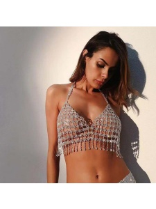 Image of the Strass Bra by SPAZM ACCESSOIRES, a sexy and elegant jewel