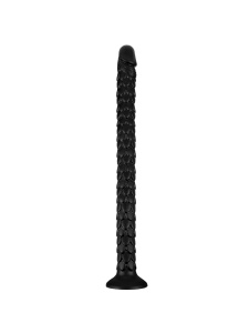 Image of the Soft Silicone Dildo Flippy Black 50cm - TfeAssGasm
