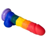 Pride Rainbows Dildo Rainbow Sextoy
