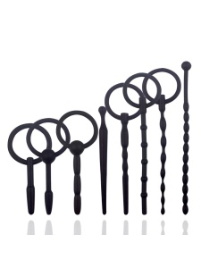 Immagine del set di plug uretrali cavi in silicone della serie Master