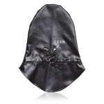 Immagine dell'elegante cappuccio BDSM 'Guillotine Hood' di Ouch