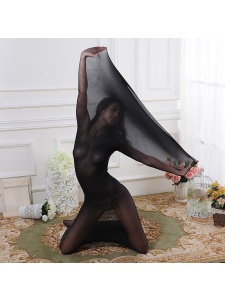 Image of the Black Frisky Cocoon Stocking, a unique BDSM accessory