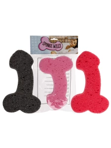 Penis-shaped bath sponge by Kinky Pleasure