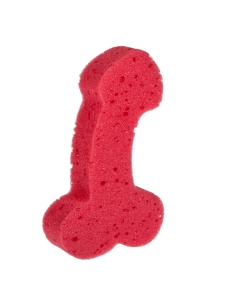 Penis-shaped bath sponge by Kinky Pleasure