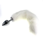 Anal Plug White Fox Tail L - original sextoy