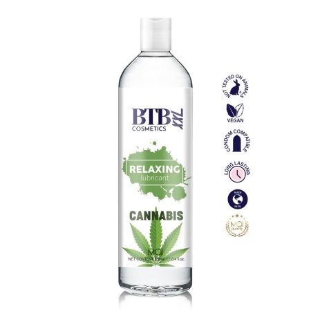 Immagine del lubrificante vegano BTB a base di cannabis