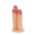 Gode Triple Pénétration Kiotos sextoy flexible pour plaisir extrême