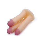 Gode Triple Pénétration Kiotos sextoy flexible pour plaisir extrême