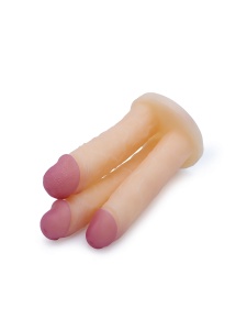 Gode Triple Pénétration Kiotos sextoy flexible pour plaisir extrême