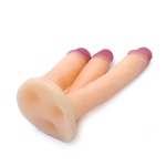 Gode Triple Pénétration Kiotos sextoy flexible pour plaisir extrême