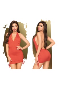 Image of the Earth Shaker ultra-short sexy dress by Penthouse in red