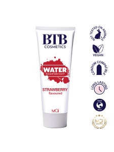 Product image BTB Vegan Water-Based Lubricant - Strawberry Fragrance 100ml