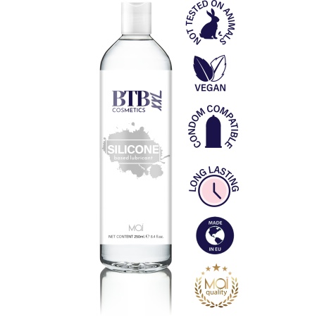 BTB Cosmetics Veganes Gleitgel auf Silikonbasis 250 ml Flasche