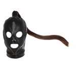 Image d'une Capuche de Bondage Avec Perruque, un accessoire BDSM unique