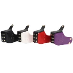 Masque de Chien en Cuir Noir pour BDSM