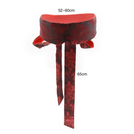 Sensual Satin Headband nero e rosa nero/rosso