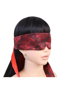 Sensual Satin Headband black and pink black/red