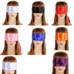 Luxurious satin eye patch in a range of colours
