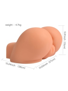 Image of the Emily realistic masturbator, realistic sextoy with exciting Vibrobullet
