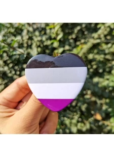 Image of an LGBT Rainbow pride pin