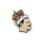 Farbenfroher Freddie Mercury Pin, ein unverzichtbares Accessoire für Queen-Fans
