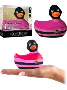 Anatra vibrante I Rub My Duckie 2.0 Rosa/Nero di Big Teaze Toys
