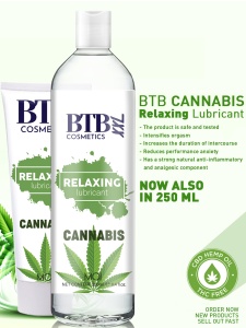 Immagine del lubrificante vegano BTB a base di cannabis