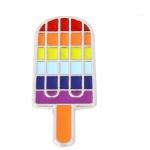 Pin Eis bunt Regenbogen - Einzigartiges Mode-Accessoire