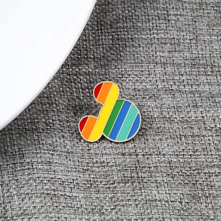 Immagine della spilla colorata Micky Rainbow