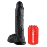 Abbildung des Dildos King Cock XXL realistisch Saugglocke 25,4 cm