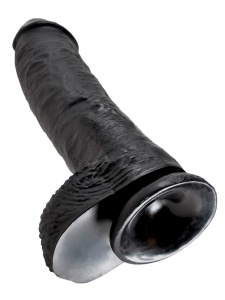 Abbildung des Dildos King Cock XXL realistisch Saugglocke 25,4 cm