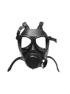 Masque à gaz fétichiste en caoutchouc de MOI Gear