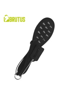 Product image Hellraiser BRUTUS sturdy leather paddle with spikes