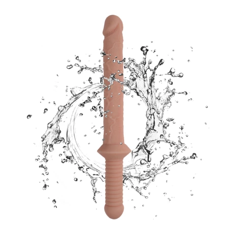 Shequ XXL-Dildo mit ergonomischem Griff für BDSM-Spiele