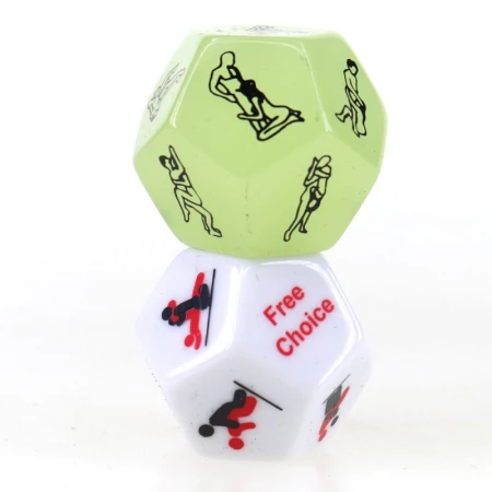 Set of sexy erotic dice for couples