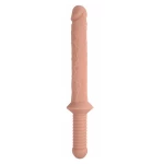 Shequ XXL-Dildo mit ergonomischem Griff für BDSM-Spiele