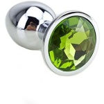 Image of Anal Plug in Shiny Green Metal S by OH MAMA