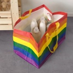 Bild der XXL-Reisetasche 71 Liter in Regenbogenfarben