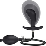 Image of Mea Inflatable Anal/Vaginal Silicone Plug Black
