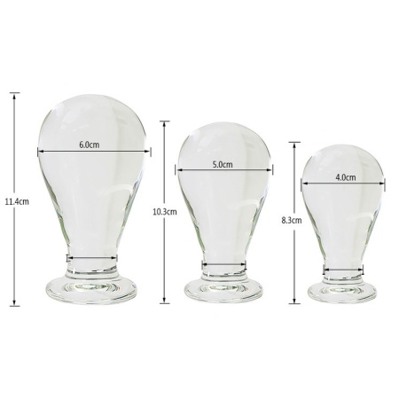 Immagine di Mea Glass Bulb Plug Taglia L, il sextoy ideale per esplorare il piacere anale